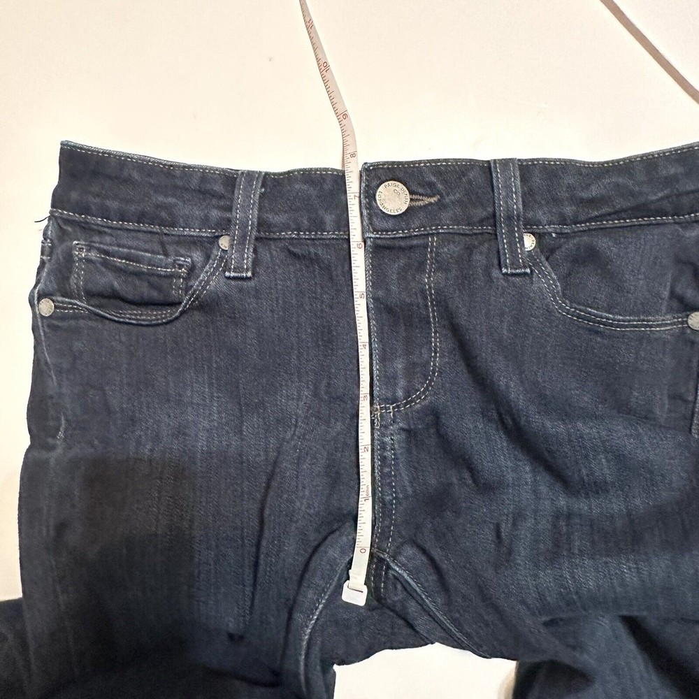Paige Jeans Womens Size 26 Blue Skyline Skinny Dark Stretch Denim - Picture 8 of 14